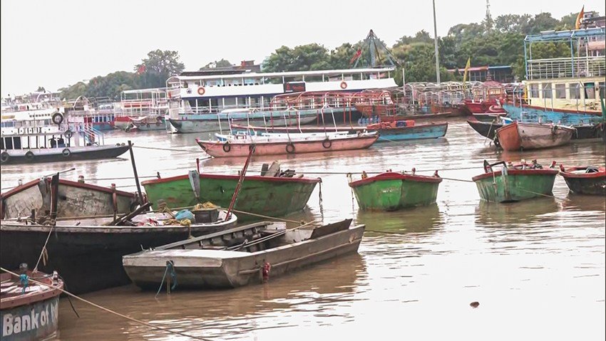 Varanasi Ganga flood Image