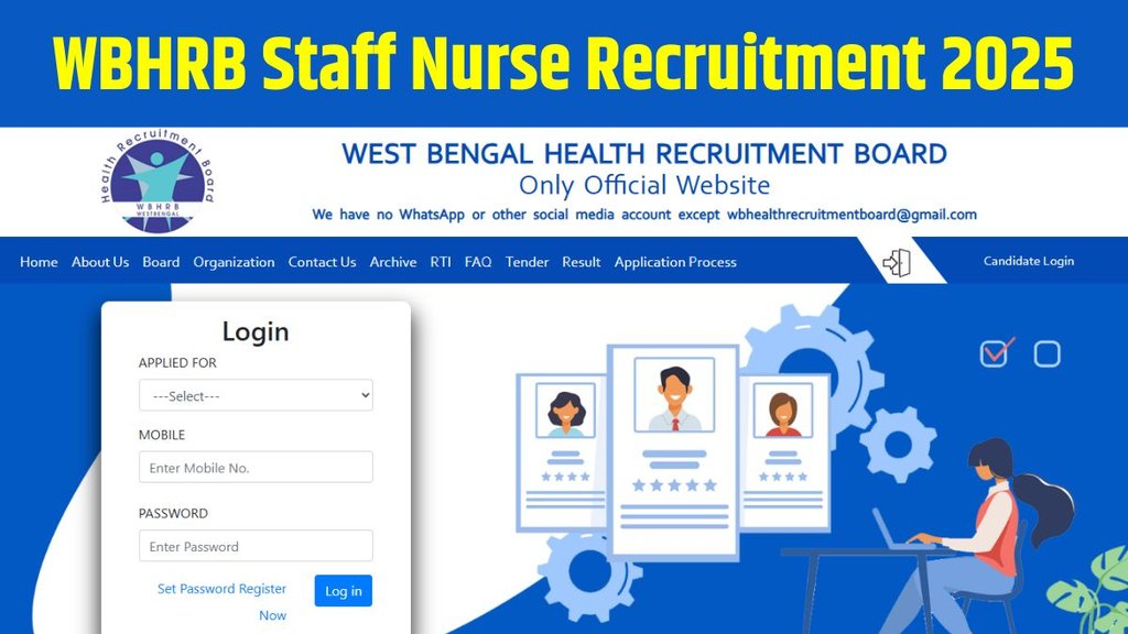 WBHRB Staff Nurse Recruitment 2025 Notification, WBHRB Staff Nurse Recruitment 2025, wbhrb staff nurse recruitment 2025 official website, wbhrb staff nurse exam eligibility