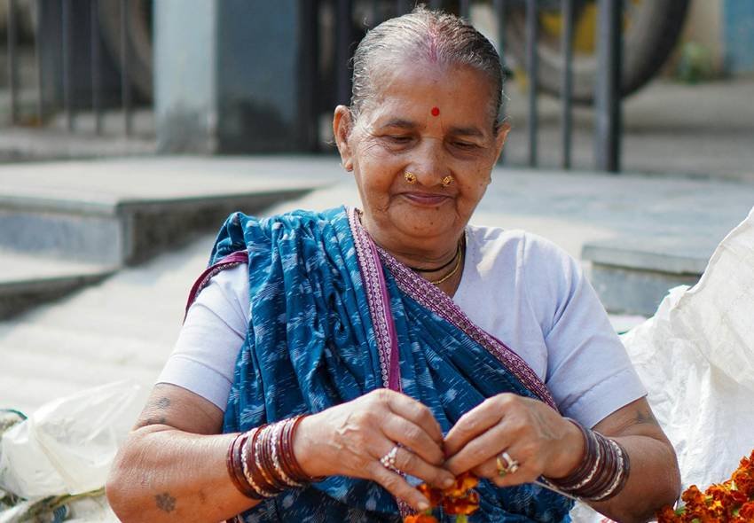 Indian tradition bindi