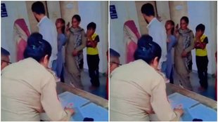 Viral Video, Trending Video, Woman leave children,