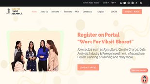 Work For Viksit Bharat, Niti Ayog,