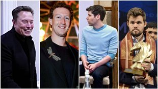 Magnus Carlsen, Elon Musk, Sam Altman, Mark Zuckerberg, chess, AI, tech giants