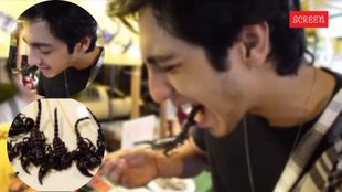 Ahaan Panday viral video, Ahaan Panday eating scorpion