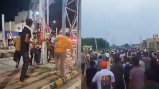 army jawan assaulted at meerut toll plaza,villagers vandalism,