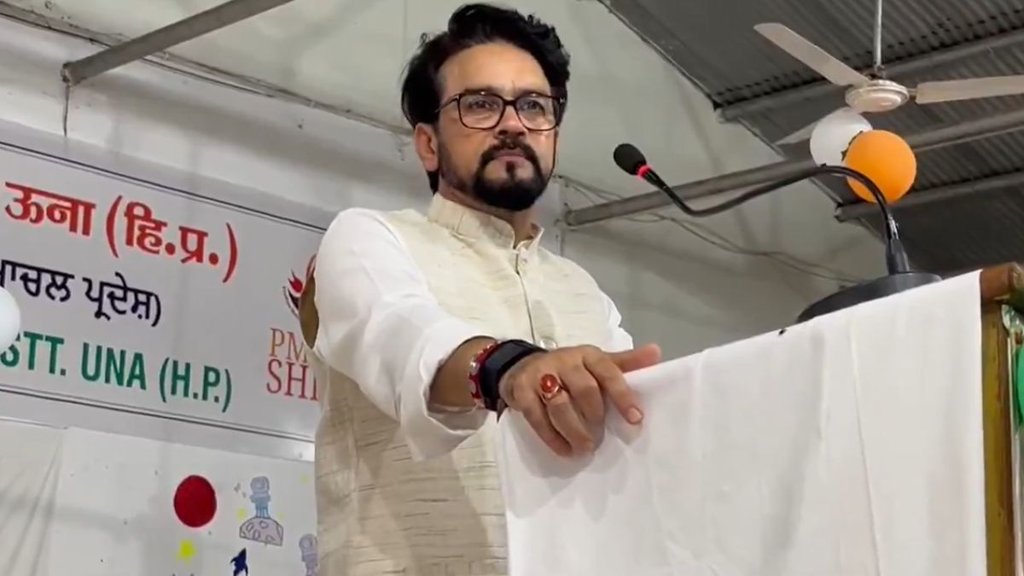 bjp mp | anurag thakur | hanuman astronaut |
