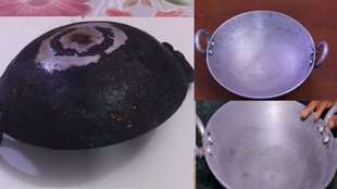 Aluminum utensils, clean Aluminum utensils, How to clean burnt utensils