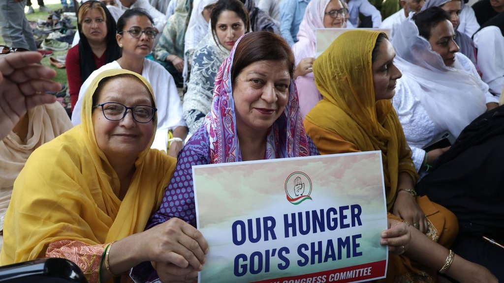 Jammu and Kashmir, congress launches hunger strike, Srinagar