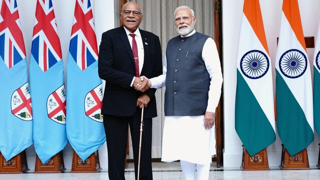 us India tariff news,Fiji Prime Minister visit to India