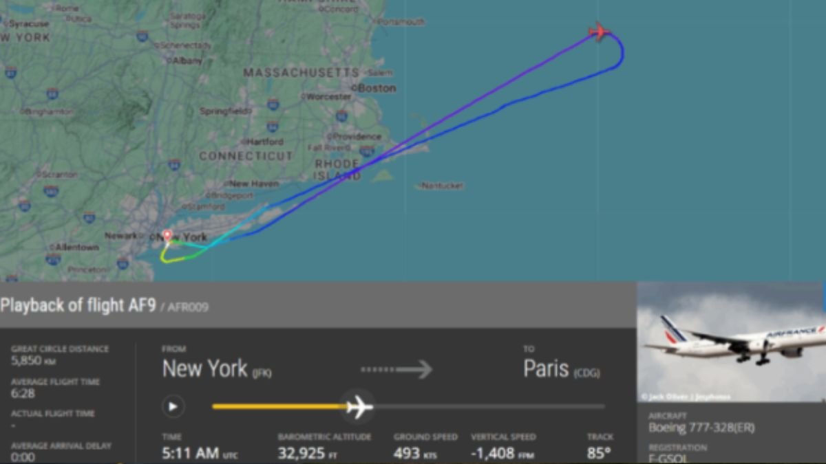 AirFrance Imergency landing