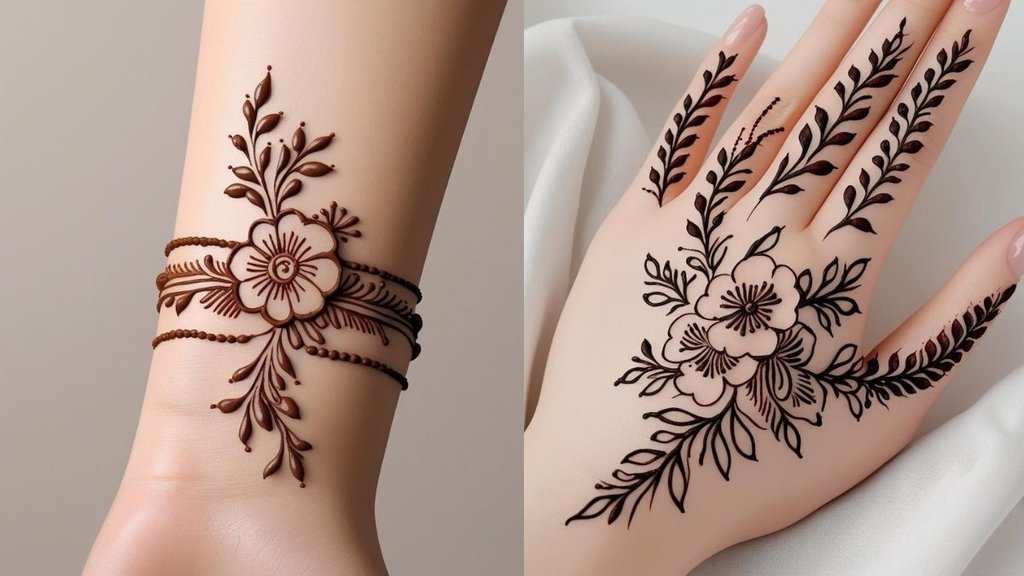 mehndi design, Easy Mehandi Design, simple mehandi designs