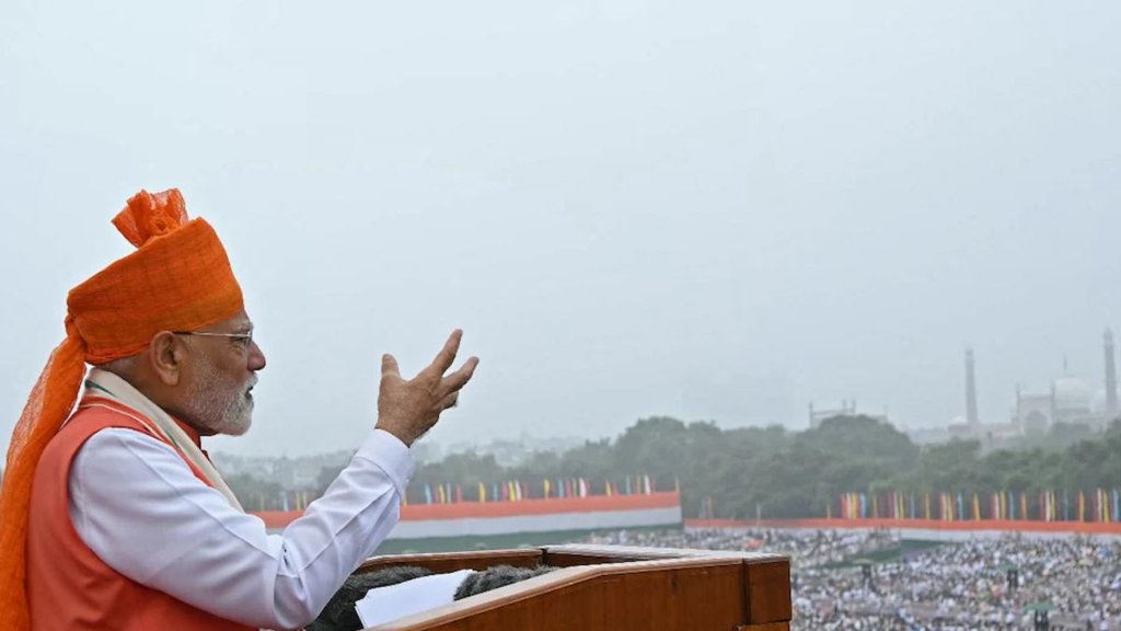 modi, modi red fort, trump