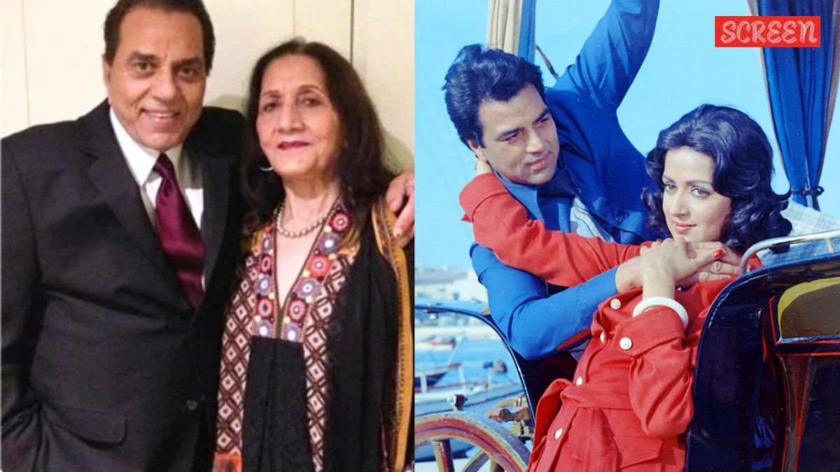 Prakash Kaur, Dharmendra and Hema Malini