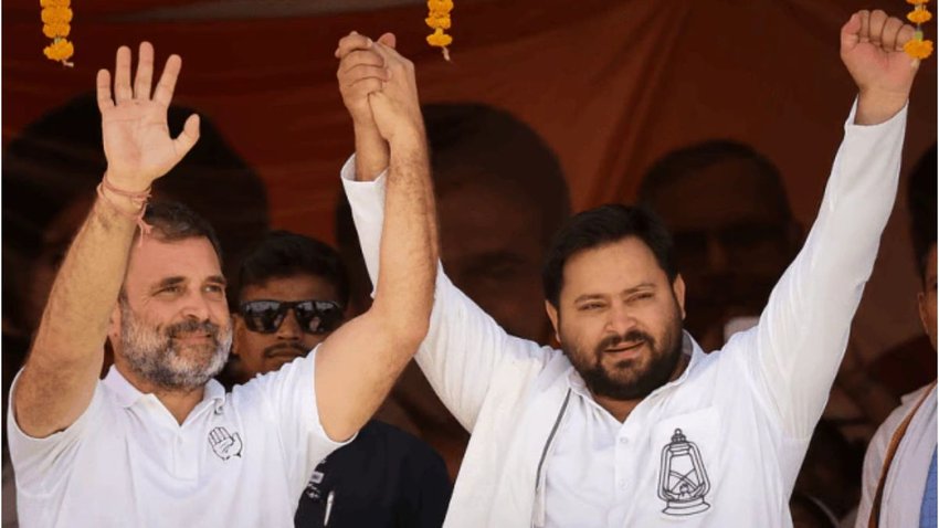 rahul gandhi | tejashwi yadav | patna | SIR | election commission |