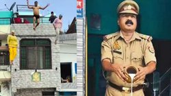 गंगा पूजा करके वायरल हुए SI निषाद, अब दो बेटियों के साथ लगाई छलांग