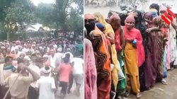 UP: यूरिया के लिए लगी लंबी कतार, खाद वितरण में भगदड़ पर पुलिस ने किया लाठीचार्ज