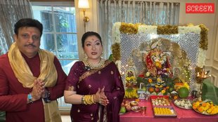 Govinda and sunita ganpati puja