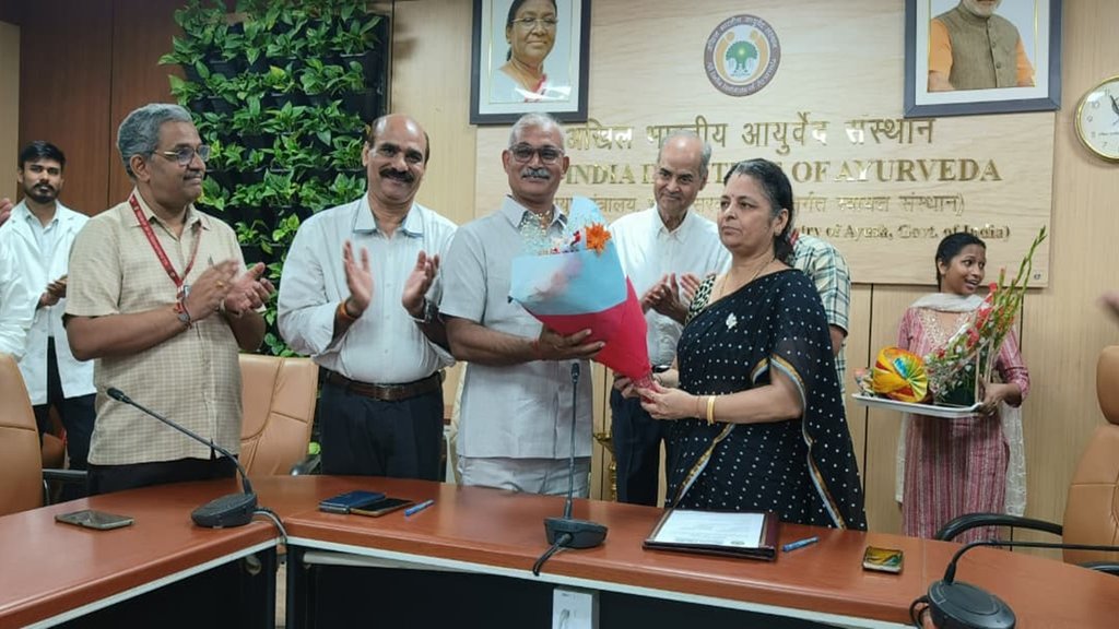 All India Institute of Ayurveda, Professor Pradeep Kumar Prajapati, AIIA New Delhi, Director of Ayurveda