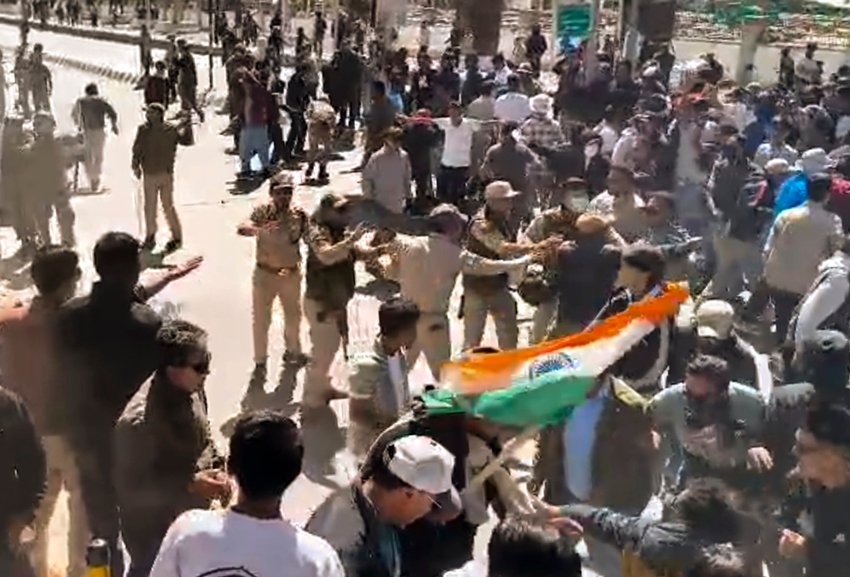 Protests in Ladakh