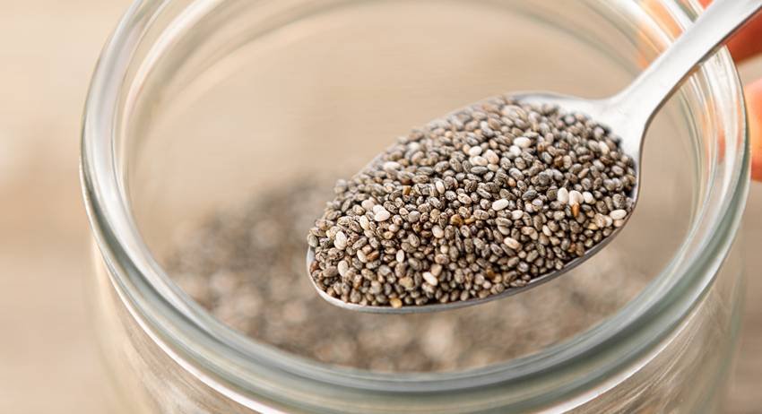 Strong hair with chia seeds