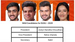 DUSU Election 2025: NSUI ने जोसलीन चौधरी को बनाया प्रेजिडेंट उम्मीदवार, एबीवीपी ने भी जारी की चारों कैंडिडेट की लिस्ट