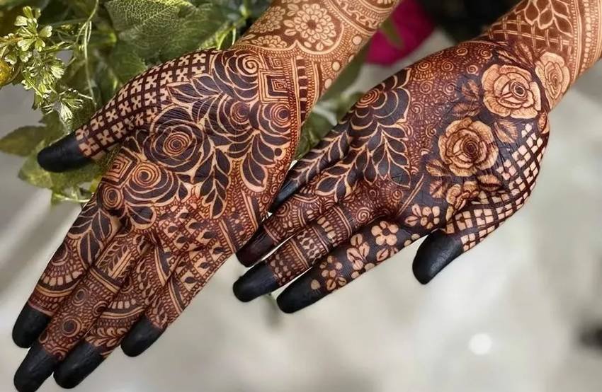 Dandiya Night Mehndi Design