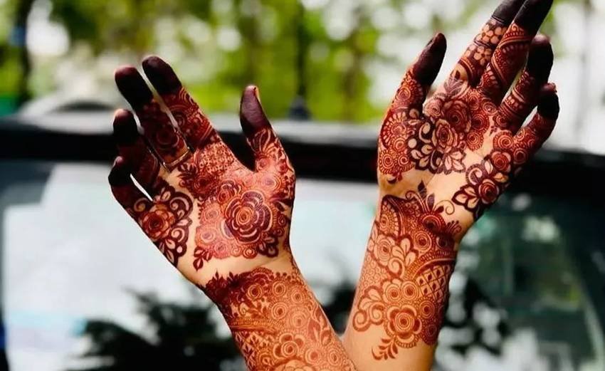 Mehndi Design For Dandiya Night