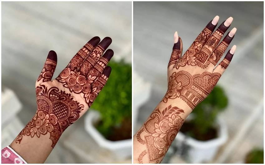 Navratri Mehndi Design Idea