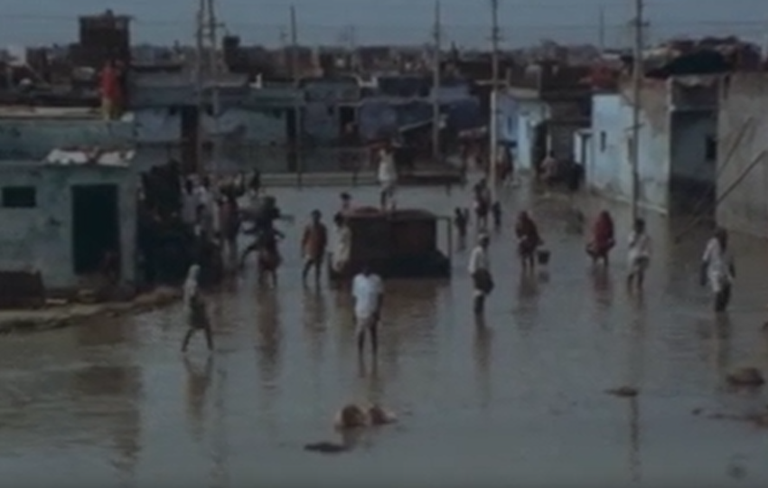 Devastating flood in Delhi 1978