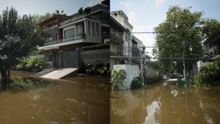 Delhi NCR heavy rain flood