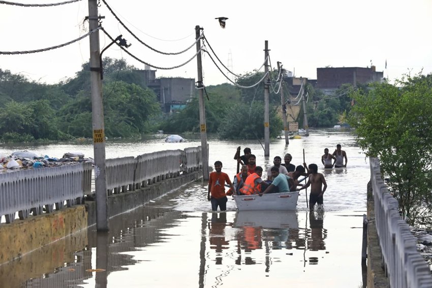 Delhi floods 2025