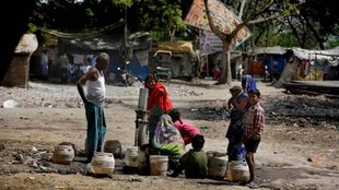 Delhi slums