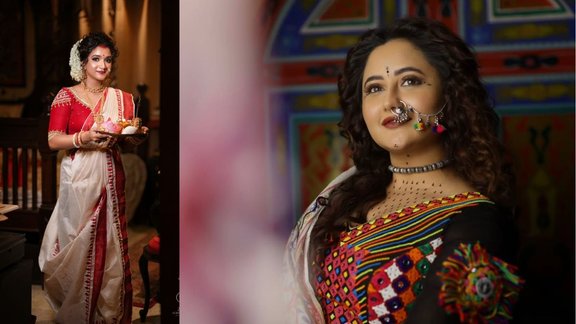 Durga Puja Garba-Dandiya Night | Festive Season | Makeup tips