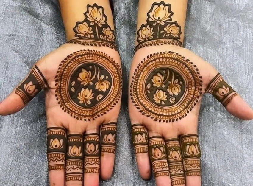 Easy mandala henna patterns