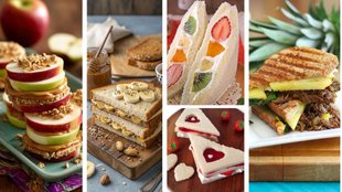 Healthy snacking recipes |fruit sandwiches | Japanese fruit sandwich