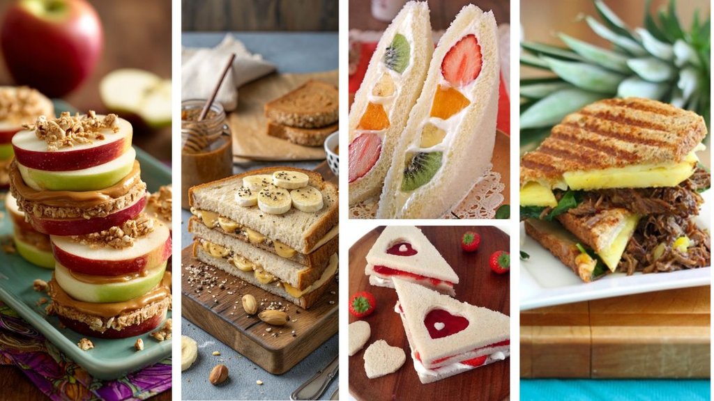 Healthy snacking recipes |fruit sandwiches | Japanese fruit sandwich