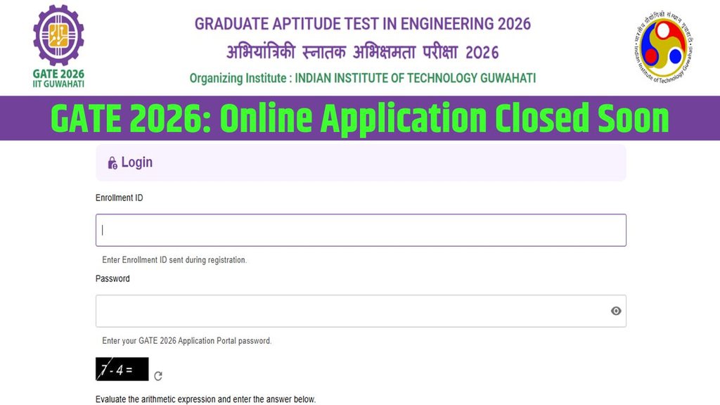 GATE 2026, GATE Registration, gate2026.iitg.ac.in