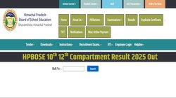 HPBOSE Supplementary Result 2025 Out: हिमाचल प्रदेश बोर्ड 10वीं 12वीं कंपार्टमेंट परीक्षा परिणाम जारी, यहां देखें स्कोरकार्ड डाउनलोड करने का तरीका