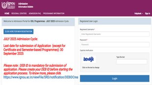IGNOU Admission 2025, IGNOU Admission, IGNOU July 2025 Admission,