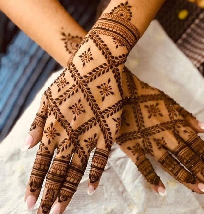 Jitiya Vrat Mehndi Designs