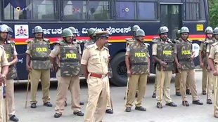 Karnataka Police, Belur protests, Belur temple desecration