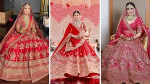 Karwa Chauth 2025, Karwa Chauth 2025 red lehenga, Red lehenga for Karwa Chauth