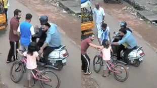 Kerala Kannur viral video, men save girl choking chewing gum, Kerala heroic rescue viral video