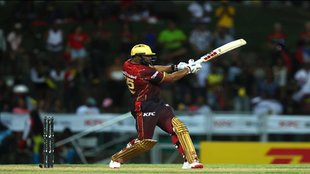 Kieron Pollard, CPL 2025, Trinbago Knight Riders vs St Kitts and Nevis Patriots, Caribbean Premier League 2025, CPL 2025, Kieron Pollard 7 sixes on 8 ball video, Nicholas Pooran