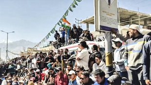 Ladakh News, Leh Autonomous Hill Development – Subordinate Services Recruitment Board Ladakh jobs, protest in Ladakh