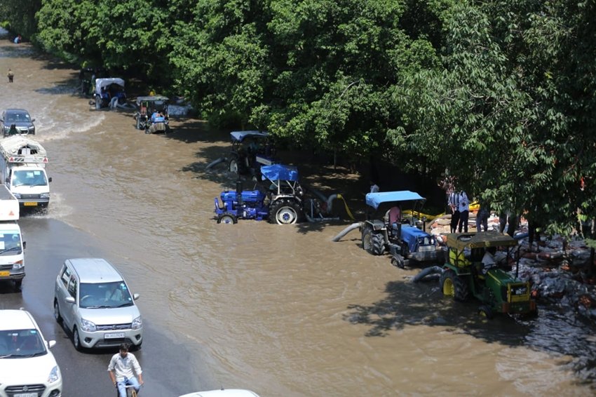 Majnu ka Tila flood Delhi