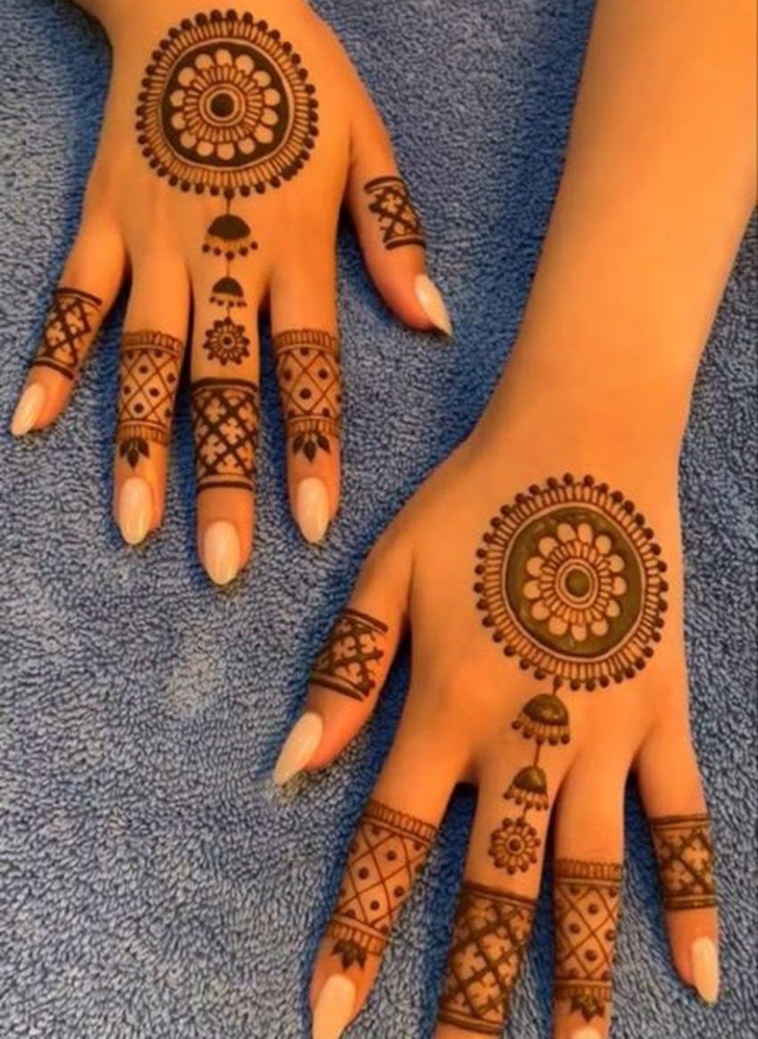 Mehndi Designs for Jitiya Festival