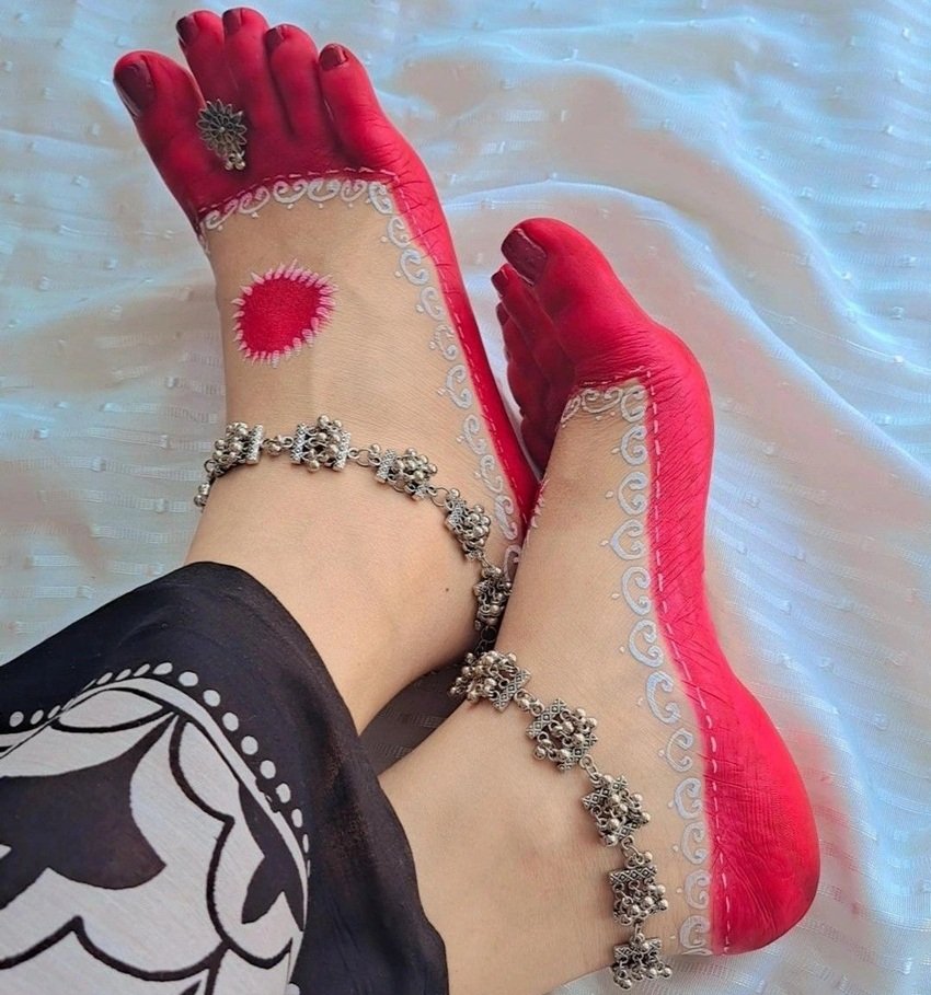Navratri Alta designs