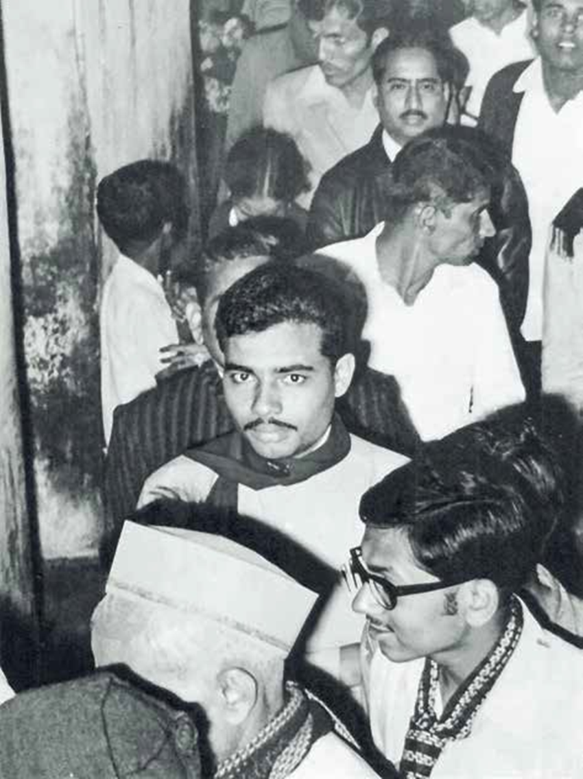 Photograph from a wedding ceremony in Narendra Modi village just before he left home for his journey