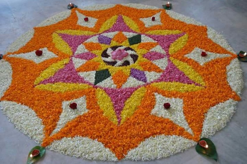 Pookkalam Decoration Ideas