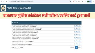 Rajasthan Police Constable Bharti 2025, Admit Card out, Rajasthan police constable Admit card out,